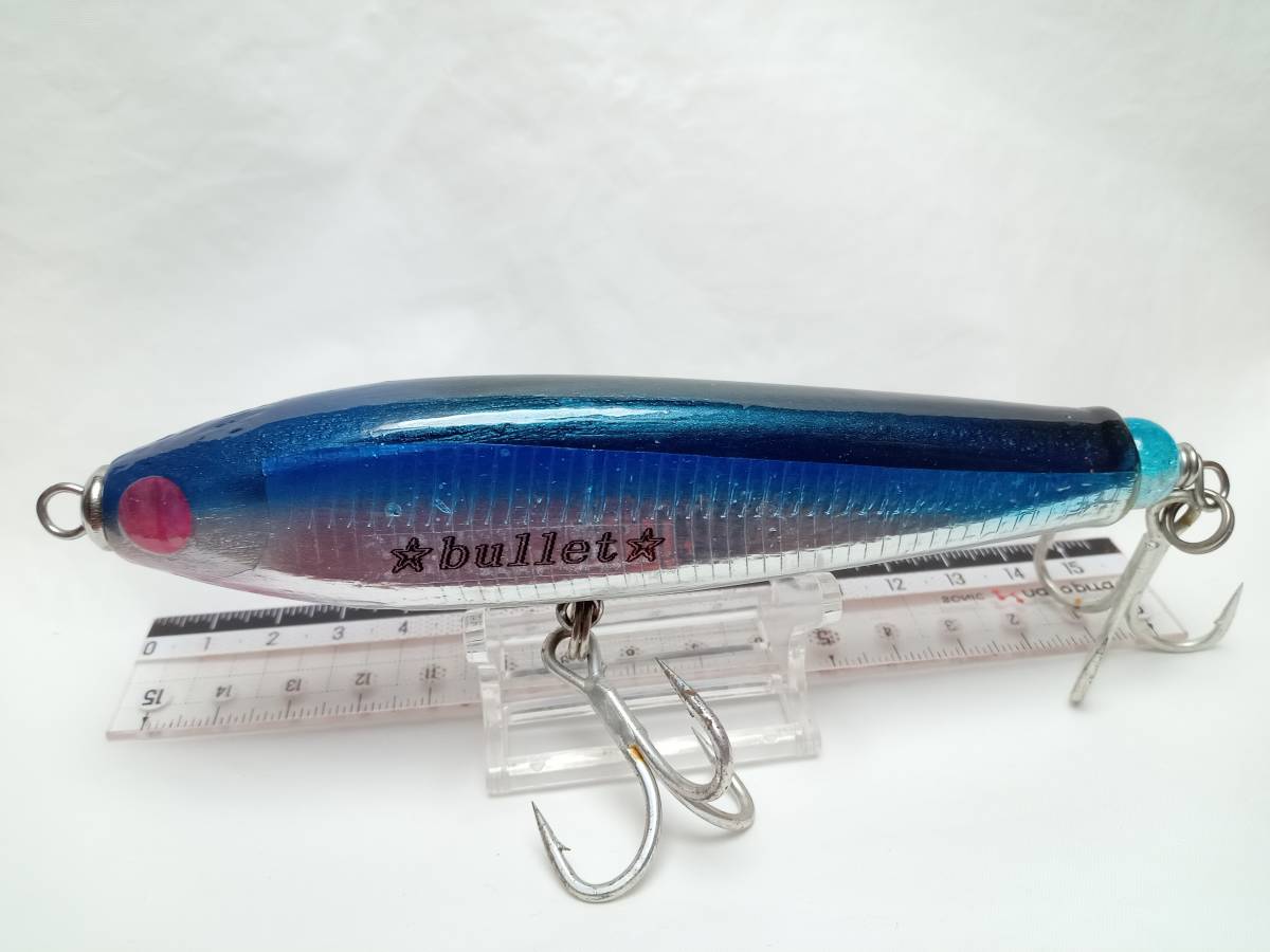 bullet トップルアー 青物 ハンドメイド 11cm 40g S拍卖