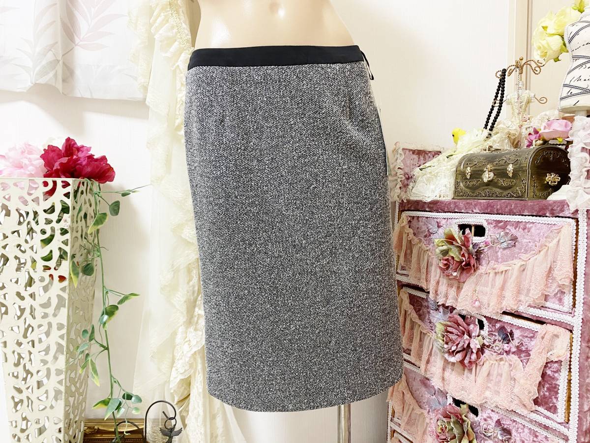 レディスLサイズ:イトキン【a.V.V】スカート:ダークグレー 定価:6,990+税拍卖