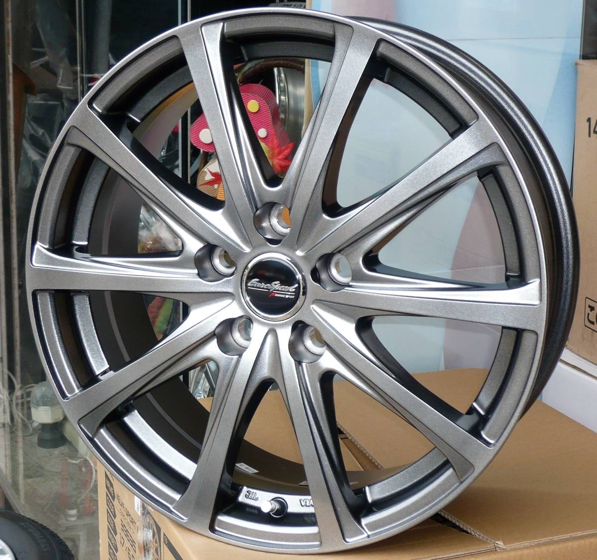 税込! 200系 クラウン専用アルミホイール 「ユーロスピードV25」 新品1台分 GRS200/GRS201/GRS202/GRS203/GRS204拍卖