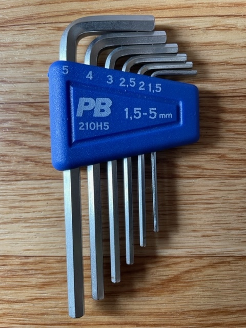 【新品】旧ロゴ PB baumann SWISS tools ヘキサゴン(HEX)レンチセット(6本)210H5 SWISSmade(ヴィンテージ)拍卖