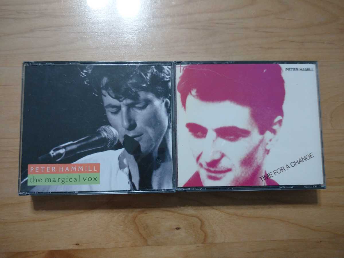 ★Peter Hammill ピーター・ハミル★TIME FOR A CHANGE Holland 1985★The Marginal 1990★4CD★中古品★中古CD店購入品拍卖