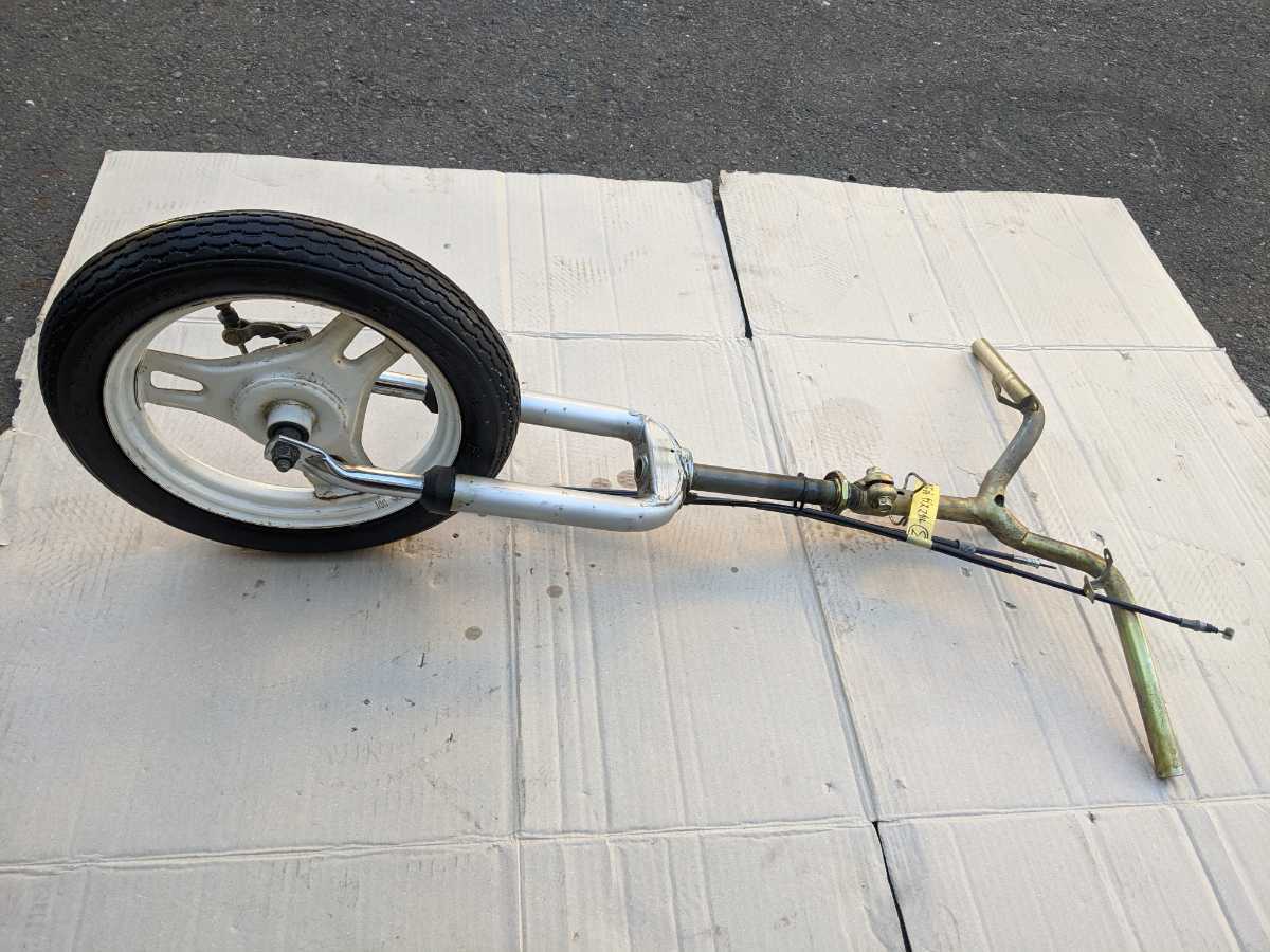 ホンダ イブ スマイル EVE SMILE AF06 フロント フォーク ハンドル ホイール ドラム ブレーキ ワイヤー 純正オリジナル拍卖