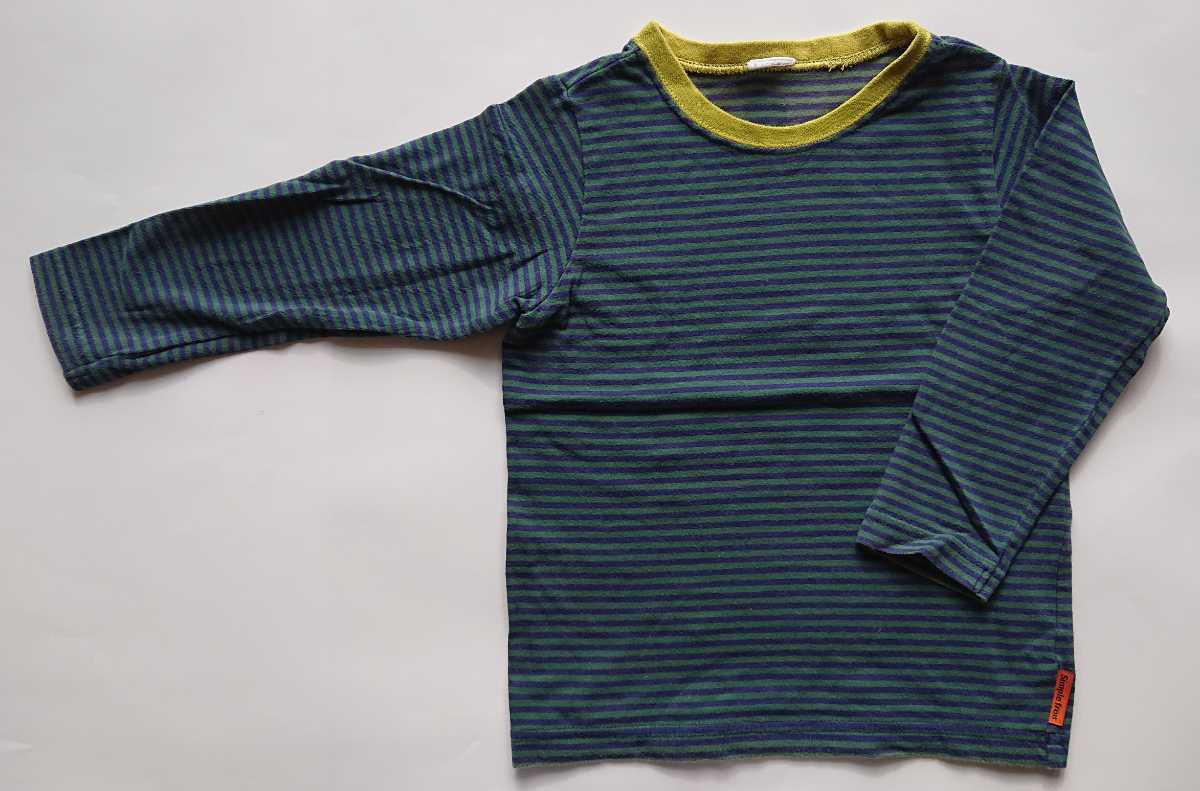 ★美品 Simple free シンプルフリー ストライプ柄 ロングTシャツセット ロンT 90 拍卖