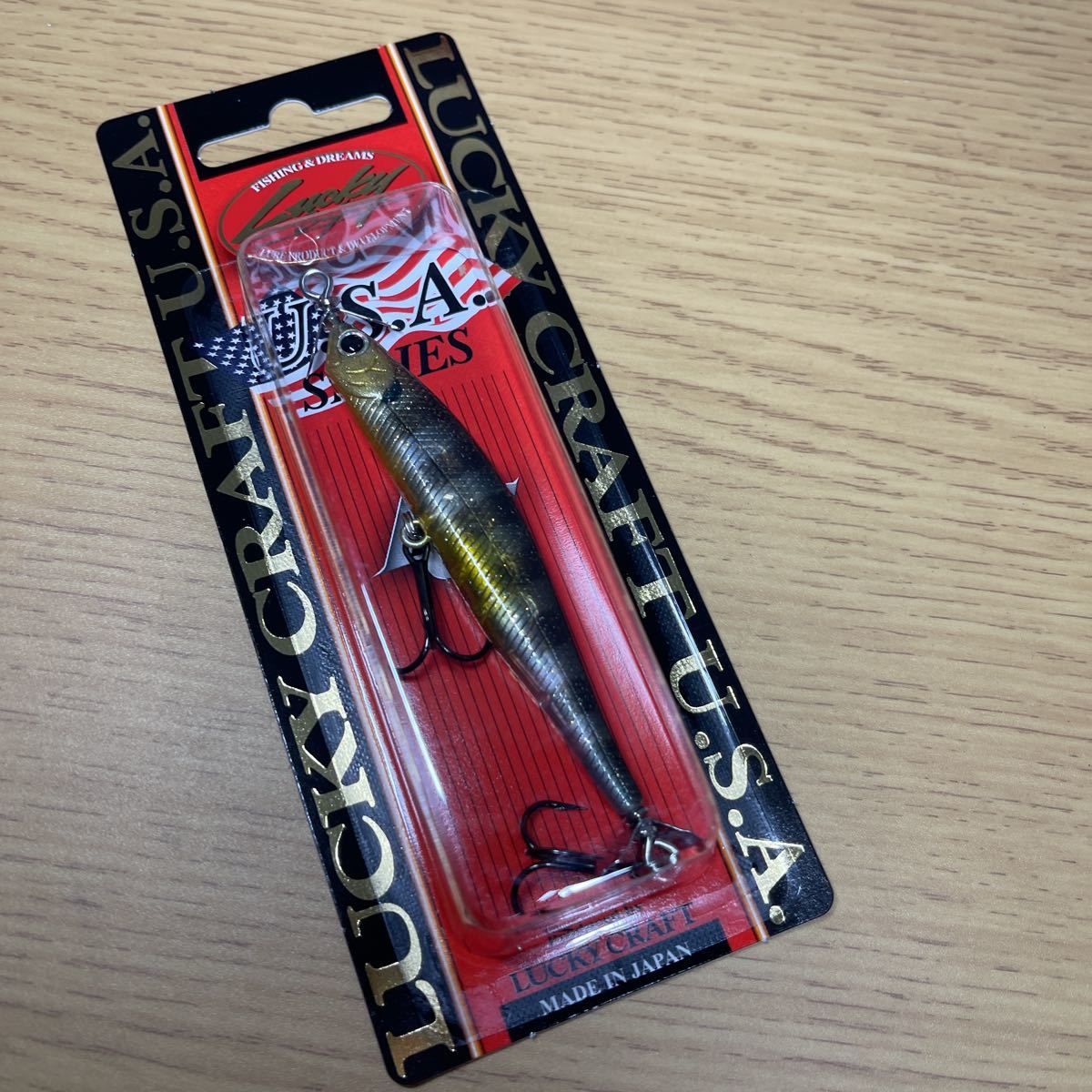 【新品未使用】ラッキークラフト スクリューポインター80 フレークフレークゴールデンサンフィッシュ(ID05410)拍卖