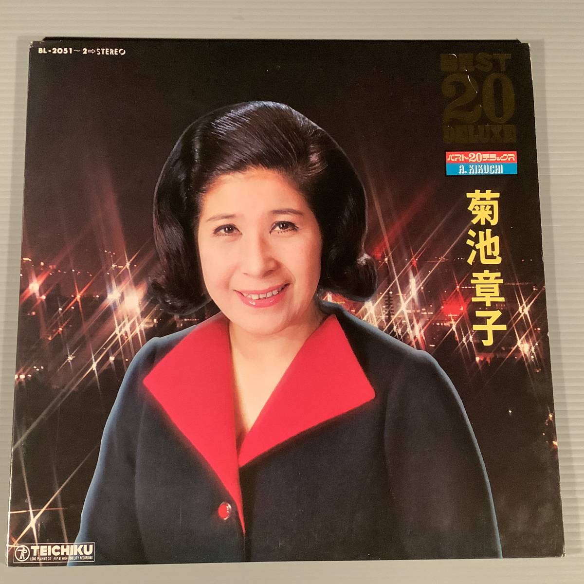 LP(懐メロ 2枚組)●菊池章子/ベスト20デラックス●良好品!拍卖