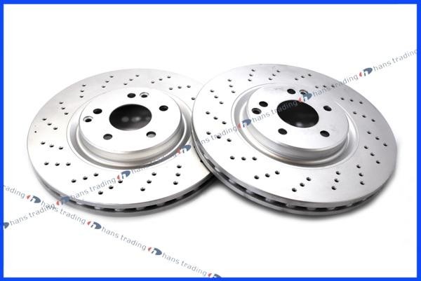 W203 W209 R171 フロントブレーキローター左右/純正OEM フロントディスクローター 新品 スポーツパッケージ 203-421-1312拍卖