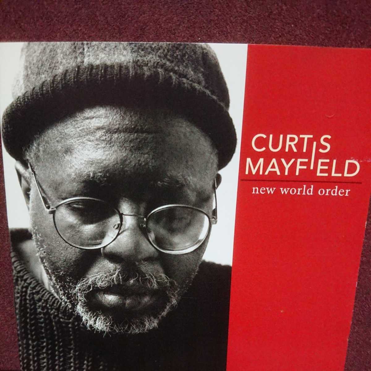 ■⑧■ カーティス メイフィールド のアルバム「new world order」 CURTIS MAYFIELD 海外盤です。拍卖