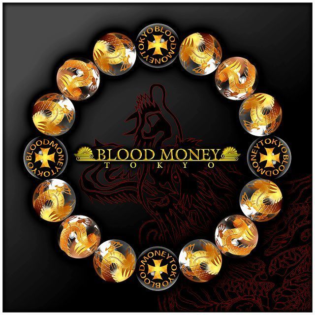 14mm クロス 金龍水晶数珠ブレスレット 彫刻 メンズMen's 風水ホストヤクザ オラオラ系 悪羅悪羅系 ヤンキー 派手拍卖