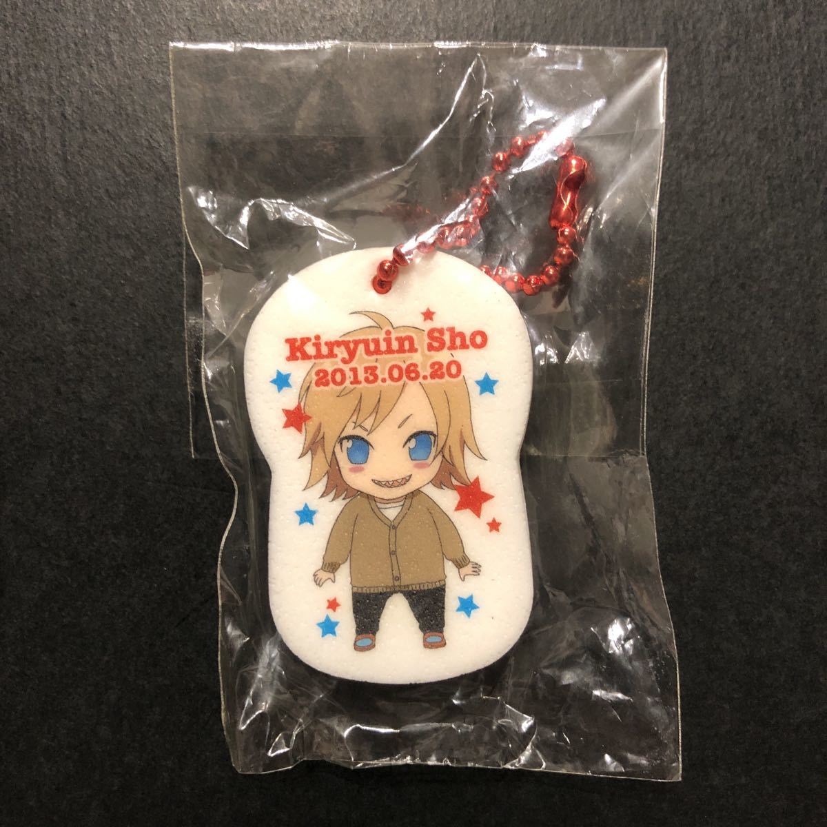 新品☆揉~み~キーホルダー③【2013年 ゴールデンボンバー 鬼龍院翔 29thバースデーグッズ 揉み ストラップ キリバ ガチャ】拍卖