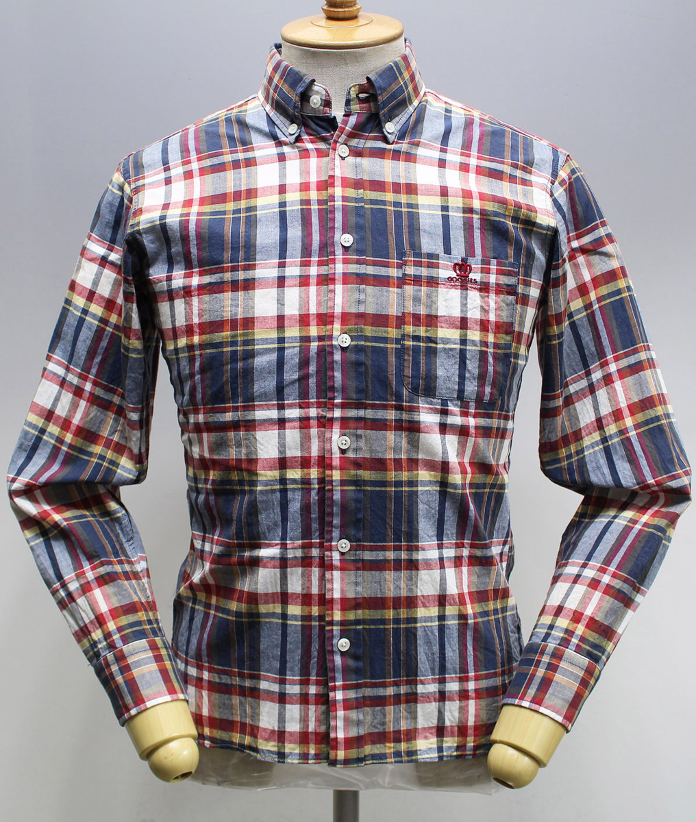 GOOGIES グーギーズ マドラスチェックBDシャツ 美品 size S / ボタンダウン / フラットヘッド拍卖