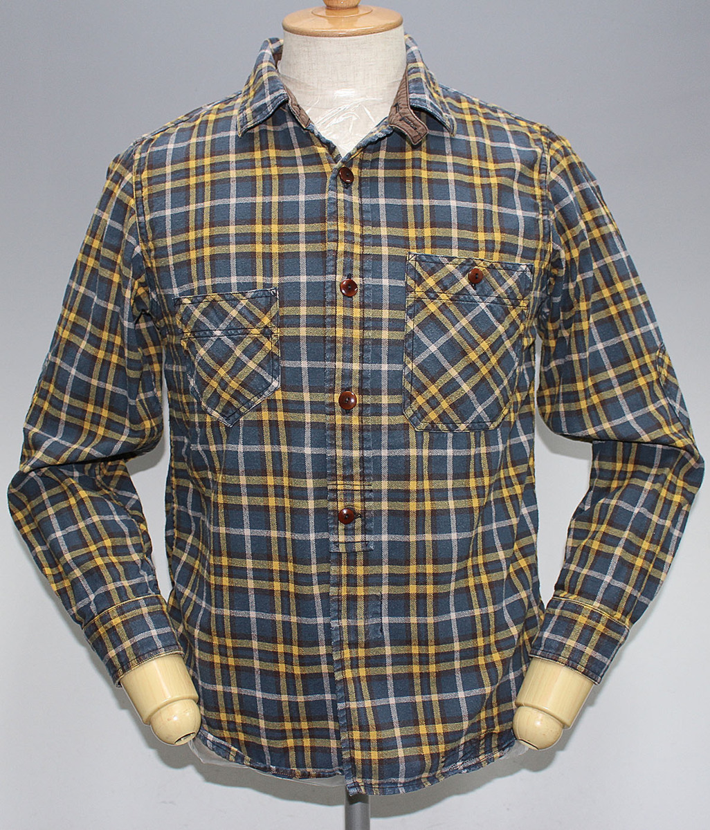 COLIMBO コリンボ ULSTER SHIRTS size 15 / アルスターシャツ / フランネル / ガチャポケ拍卖