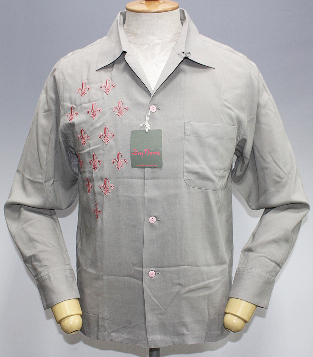 DryBones ドライボーンズ オープンカラーレーヨンシャツ “SCOUT” DS-2193 新品未使用 size 36 / 刺繍拍卖