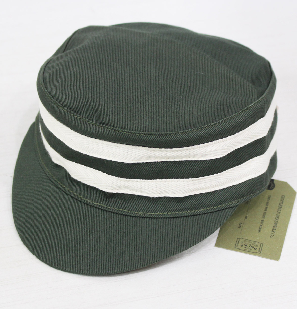 THE H.W.DOG&Co (エイチダブリュードッグアンドコー) D-00396 / AGS BB CAP / ベースボールキャップ 未使用品 グリーン size 38拍卖