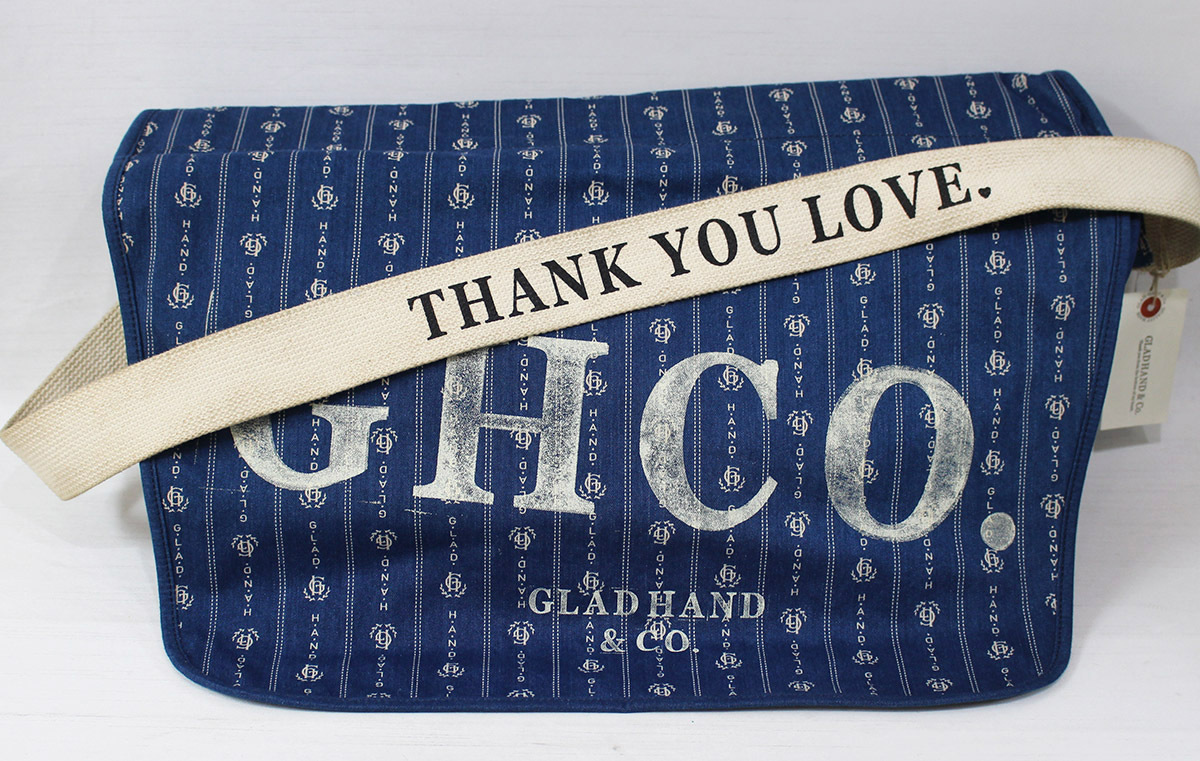 GLAD HAND グラッドハンド HEARTLAND - NEWS PAPER BAG / ハートランド ニュースペーパーバッグ 新品未使用 Vintage Finish拍卖