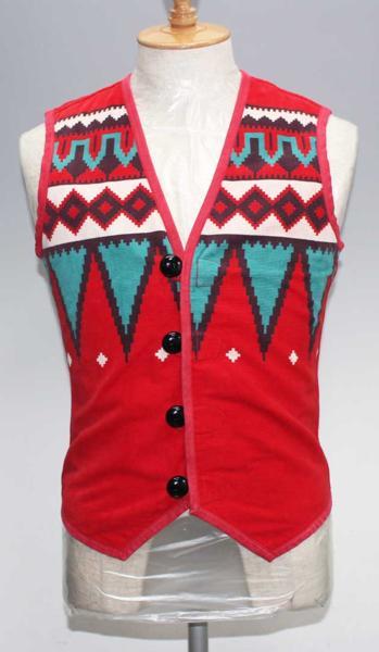 THE FLATHEAD フラットヘッド デザートヒルズマーケット10周年限定モデル ネイティブベスト 美品 レッド size 36拍卖