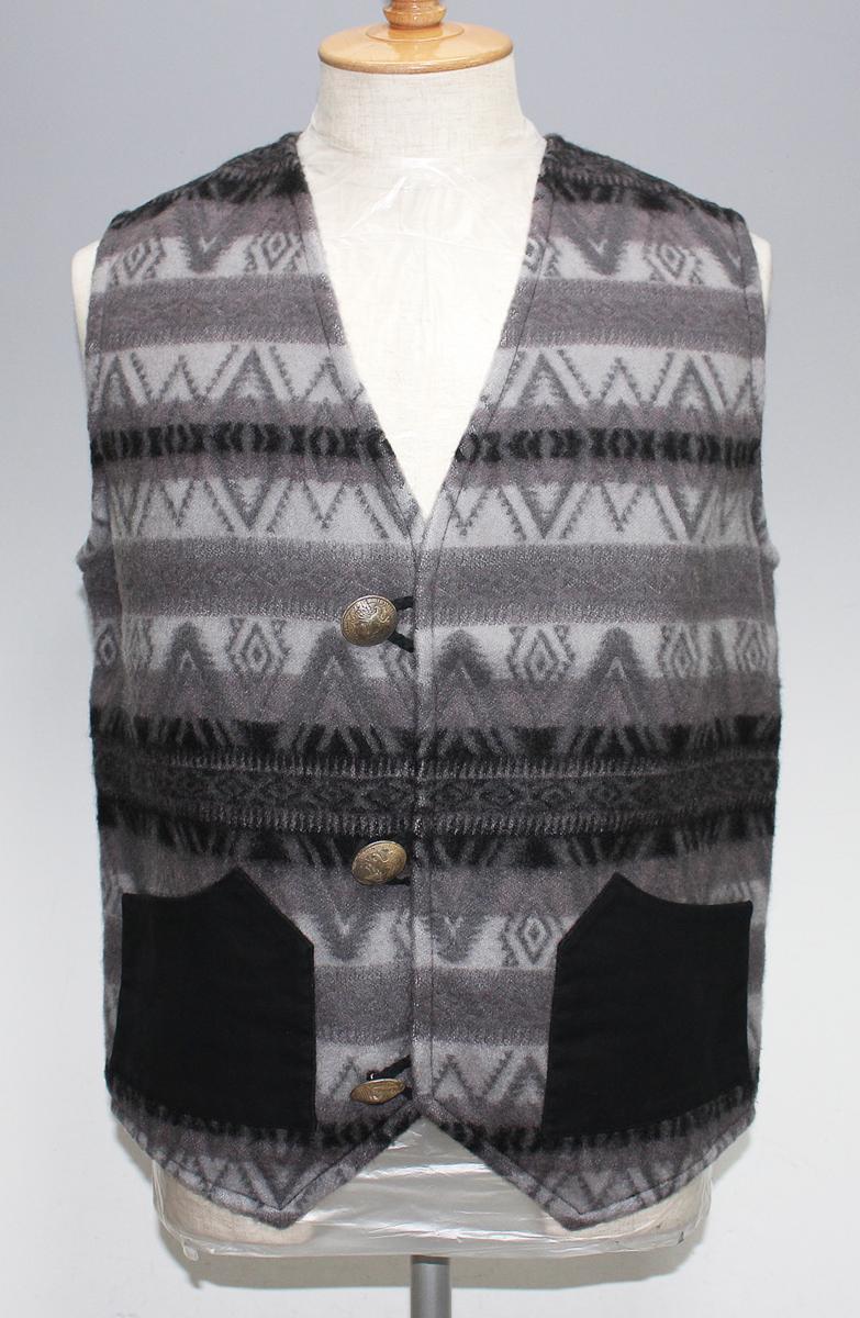 Indian Motorcycle インディアンモーターサイクル ウールベスト 極美品 size 38 / 東洋エンタープライズ拍卖