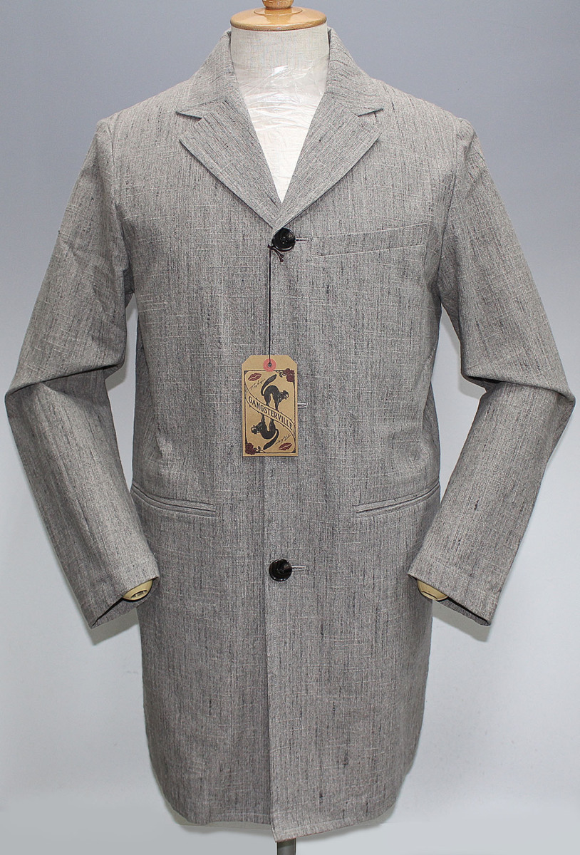 GANGSTERVILLE ギャングスタービル HARLEQUIN - COAT 新品未使用 GSV-18-SS-01 グレー size S / ハーレクイン コート / グラッドハンド拍卖