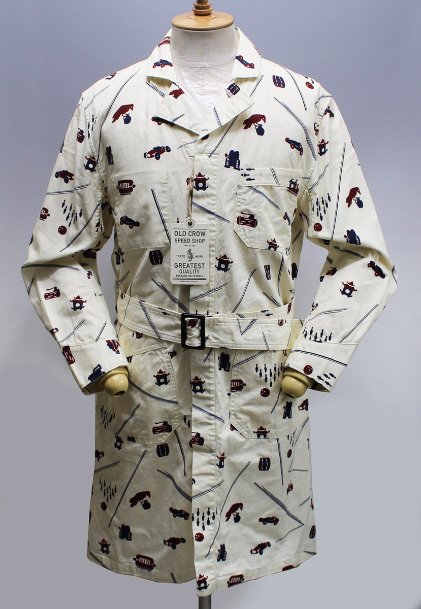 OLD CROW オールドクロウ 1933-SHOP COAT (LONG) / ショップコート OC-20-SS-01 未使用品 アイボリー size M / グラッドハンド拍卖