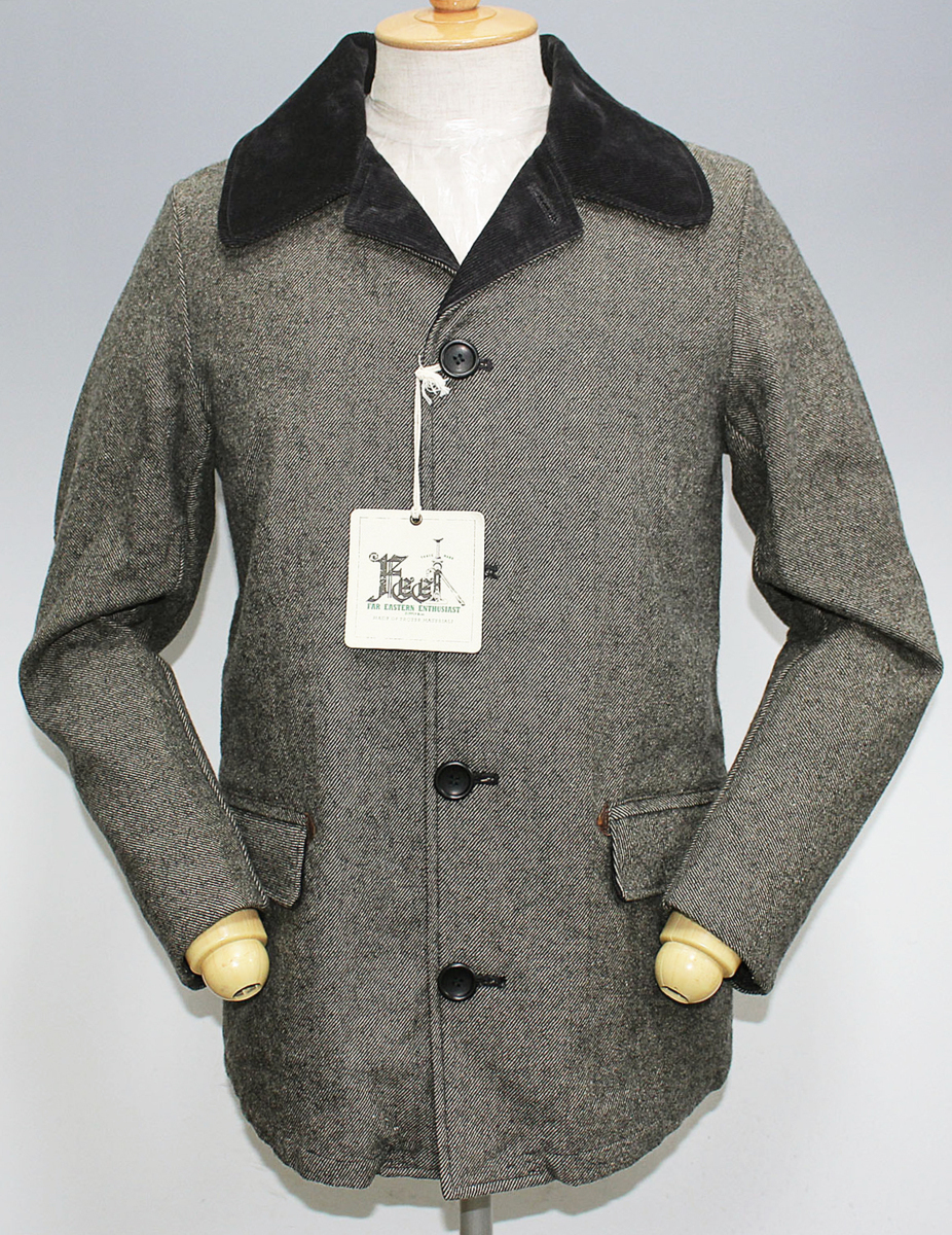 Far Eastern Enthusiast ファーイースタンエンスージアスト “THE JAILER” プリズナーワークジャケット GRAY 新品 size 36拍卖