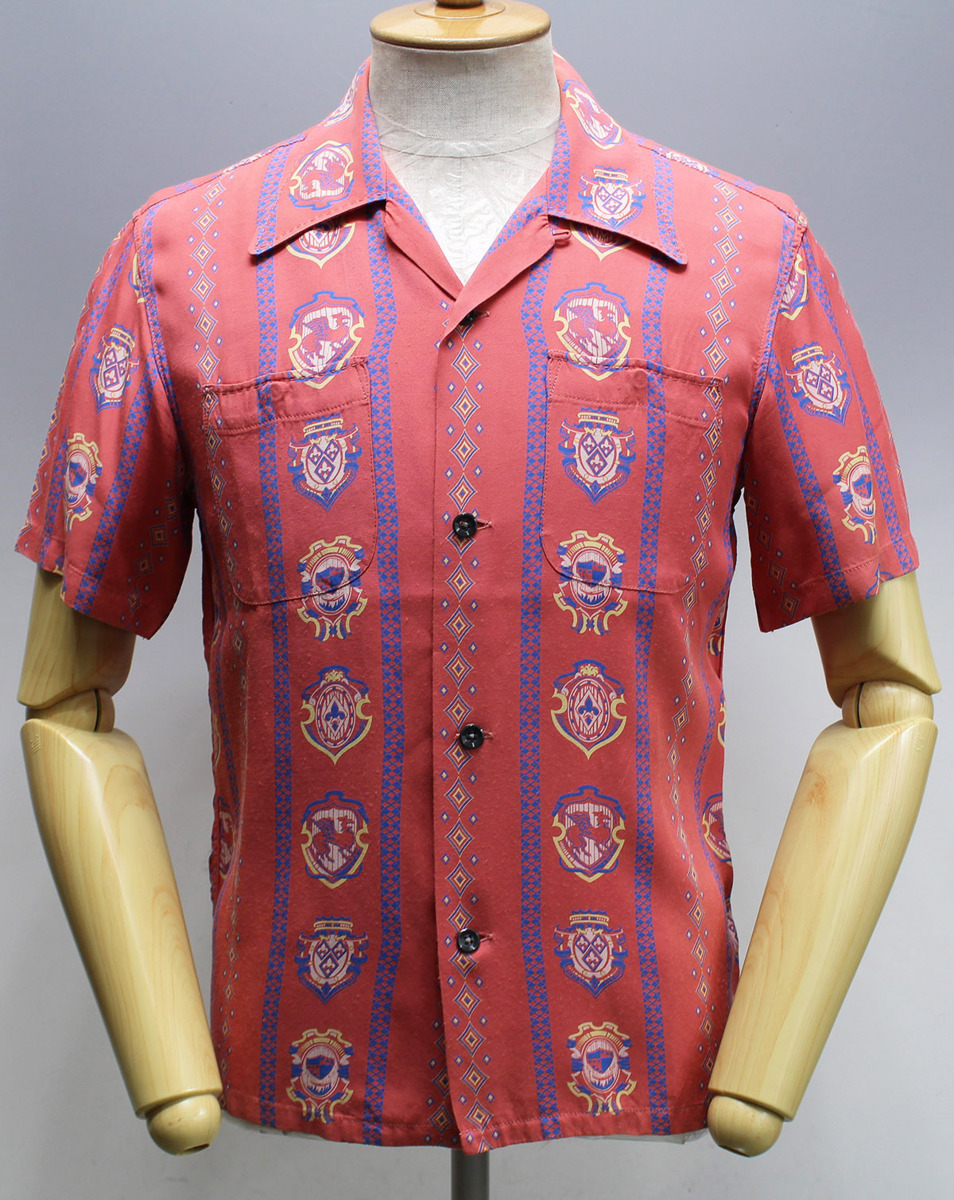 RJB アールジェイビー レーヨンシャツ ピンク size 36(S) / フラットヘッド拍卖