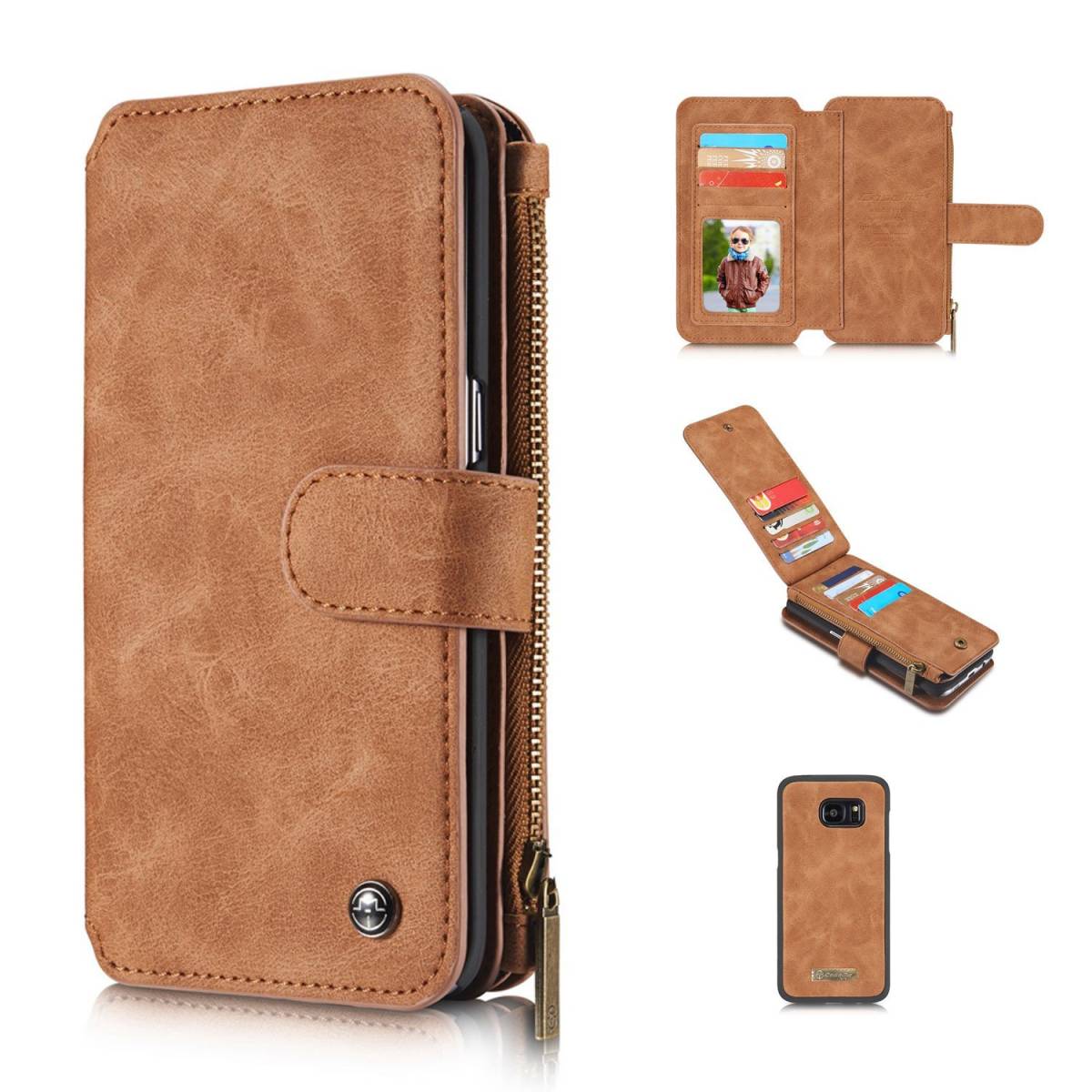 galaxy s7 edge レザーケース ギャラクシー s7 エッジ ケース SC-02H SCV33 お財布付き 手帳型 カード収納x拍卖