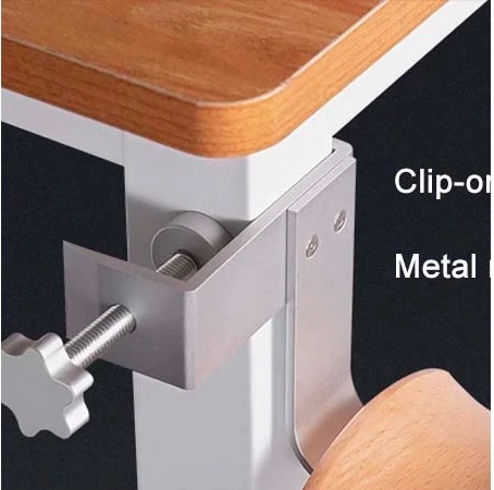 【4カラーB】ヘッドホンホルダー,ヘッドホン用木製スタンド,アルミニウム合金デスクロックアタッチメント,取り付けが簡単拍卖