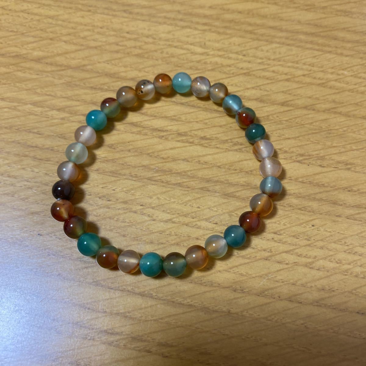 芦屋ダイアモンド 正規品 天界の竜神石 希少石 ブレスレット 6mm玉 ポーチ付き拍卖