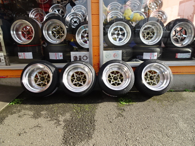スターシャーク(ゴールド)10J-14 12J-14 コーリンプロジェクト225/40R14 旧車 街道レーサー拍卖
