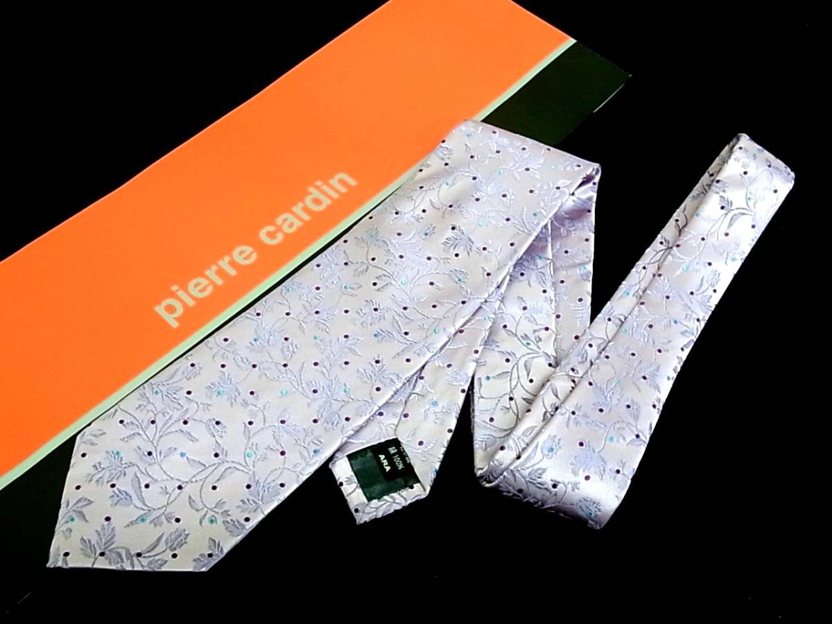☆♪★LA2747新品 【刺繍・花・植物・葉】 ピエールカルダン ネクタイ★拍卖