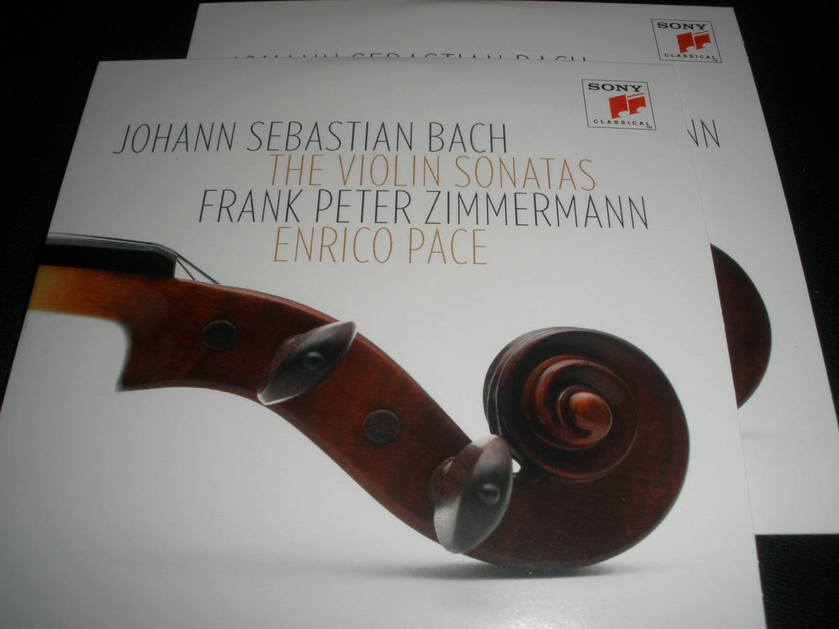 J.S.バッハ ヴァイオリン・ソナタ フランク・ペーター・ツィンマーマン 1 2 3 4 5 6番 パーチェ デジタル オリジナル 紙ジャケ 未使用美品拍卖