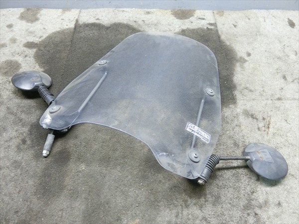 ホンダ スクーター 汎用 純正 オプション フロント スクリーン 風防 シールド ミラー拍卖