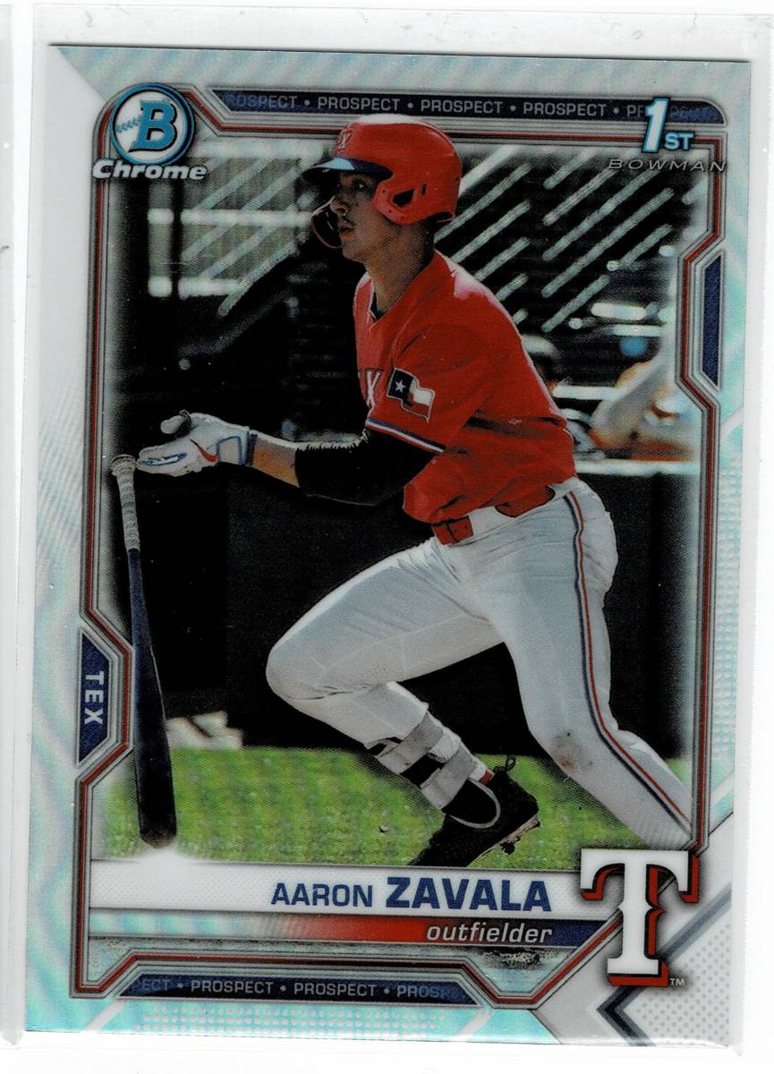 2021 Bowman Chrome Draft Aaron Zavala Refractor拍卖