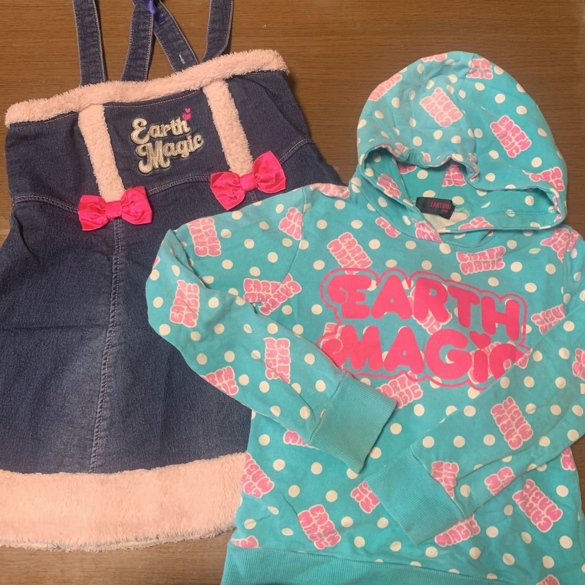 アースマジック パーカースカート2点セット拍卖