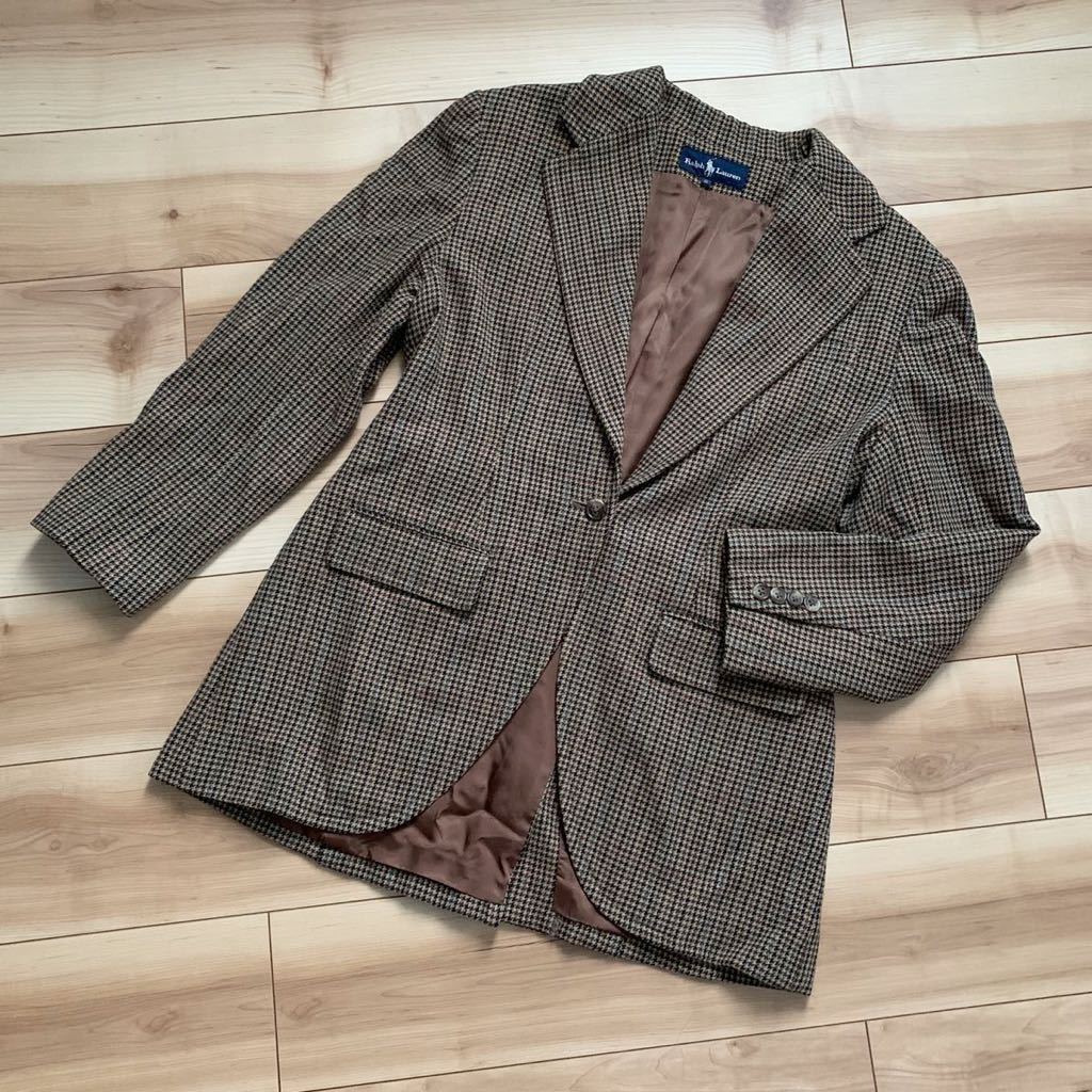 RALPH LAUREN ラルフローレン 千鳥柄 ツイード ジャケット 9拍卖