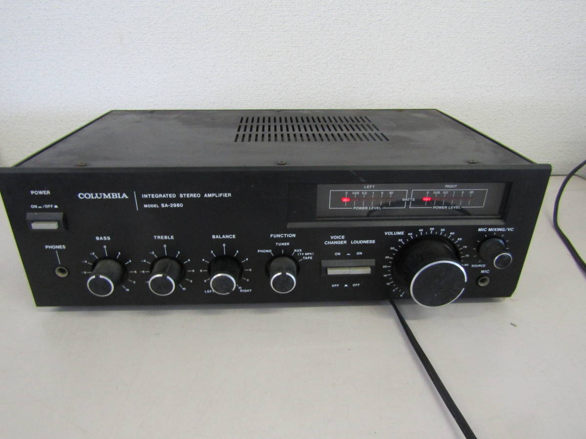COLUMBIA INTEGRATED AMPLIFIER SA-2980 (S902)拍卖