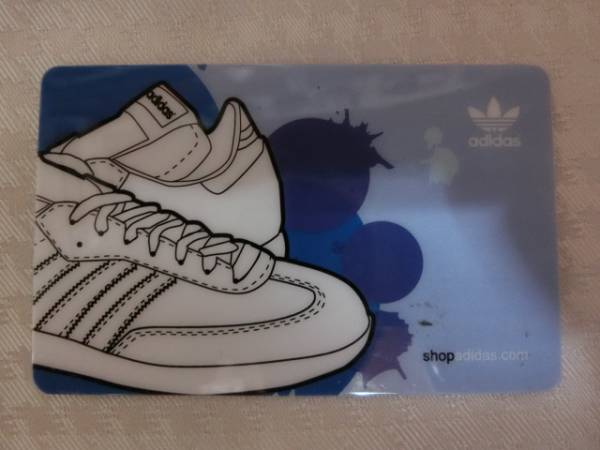 レア『adidas』用途多彩シューズイラスト プラスティックカード拍卖