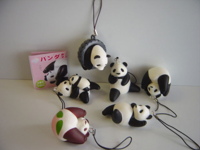 ♯Hxi12CJパンダポーズマスコットシークレット入全6種スクイーズ♂奇譚KITAN CLUB♀200円〓010698_s拍卖