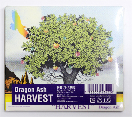 新品 Dragon Ash ドラゴンアッシュ 【HARVEST】初回プレス限定 スペシャル・パッケージ 特典ステッカー封入拍卖