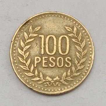 海外コイン コロンビア 100ペソ 2007年拍卖