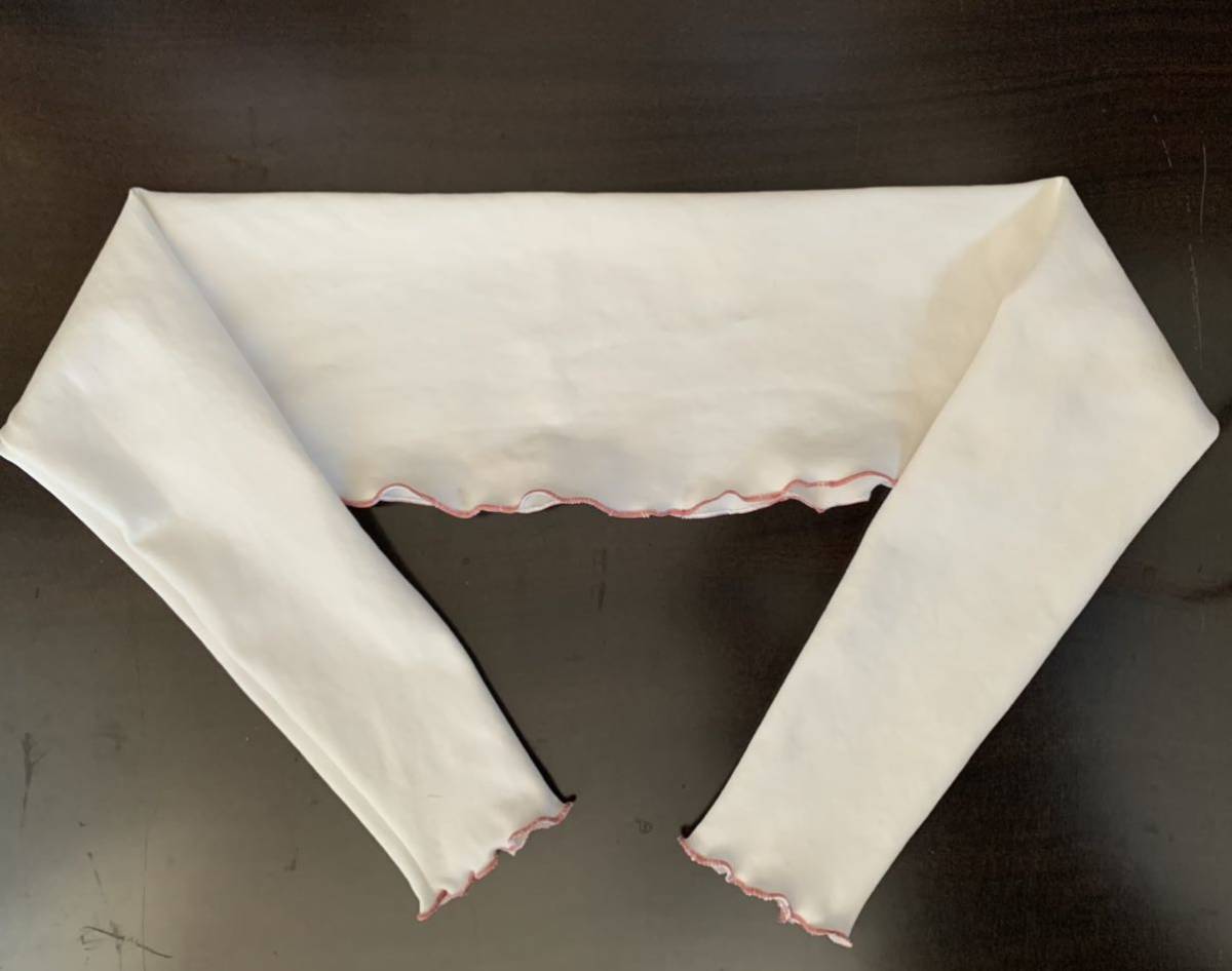 バレエ シュラグ/アームウォーマー オフホワイト キッズ130拍卖