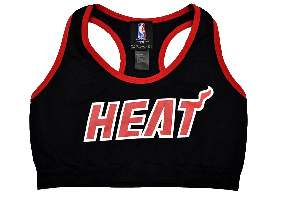 S-9913-2★送料無料★新品★NBA HEAT マイアミ・ヒート★バスケットボール 公式ライセンス ブラック黒色 スポーツウェア ビスチェ S拍卖