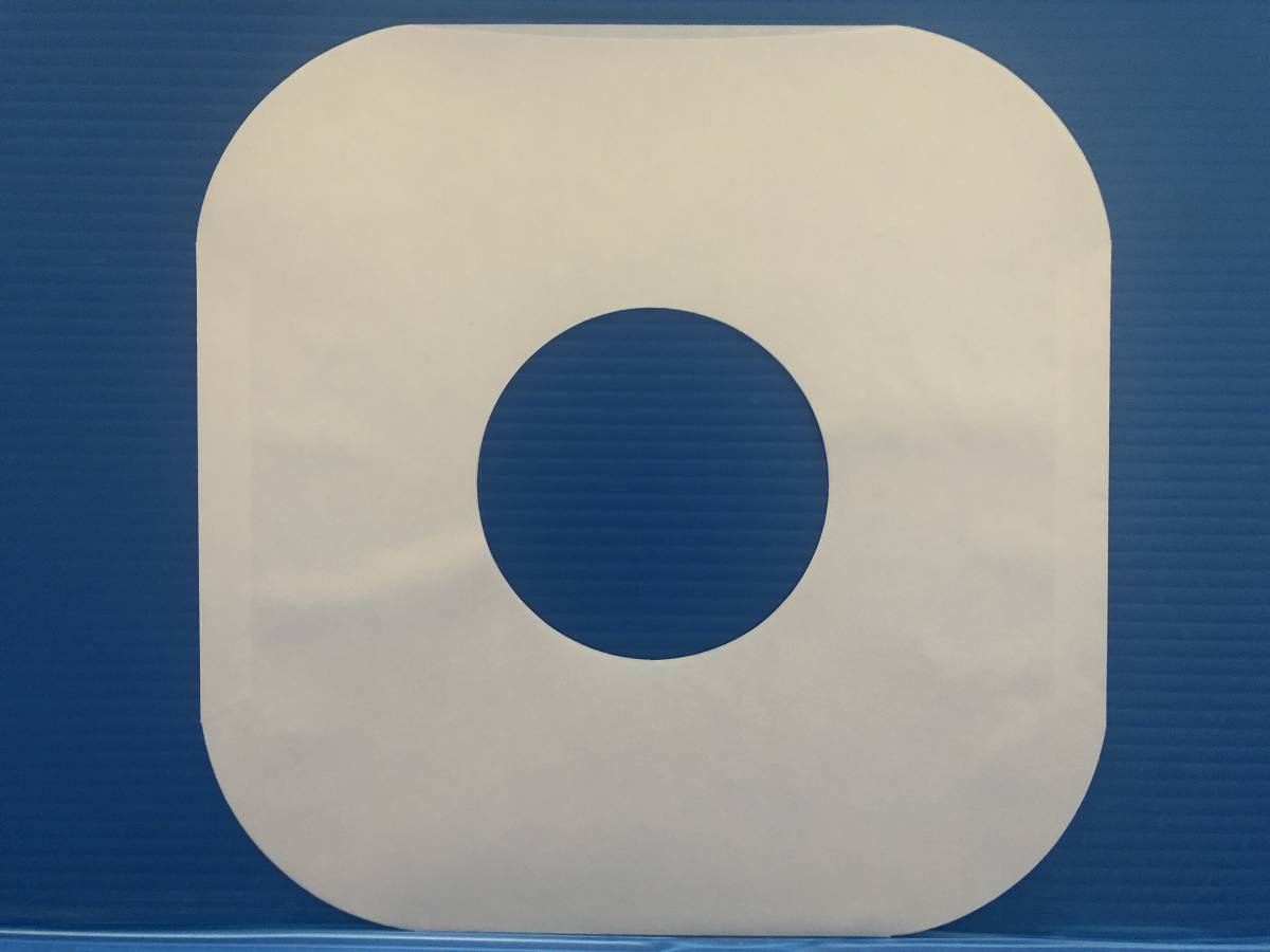 【レコード内袋】10インチLP用 紙製インナー 100枚セット 内艶コート紙 両穴角R付 262×262 紙厚0.09mm拍卖