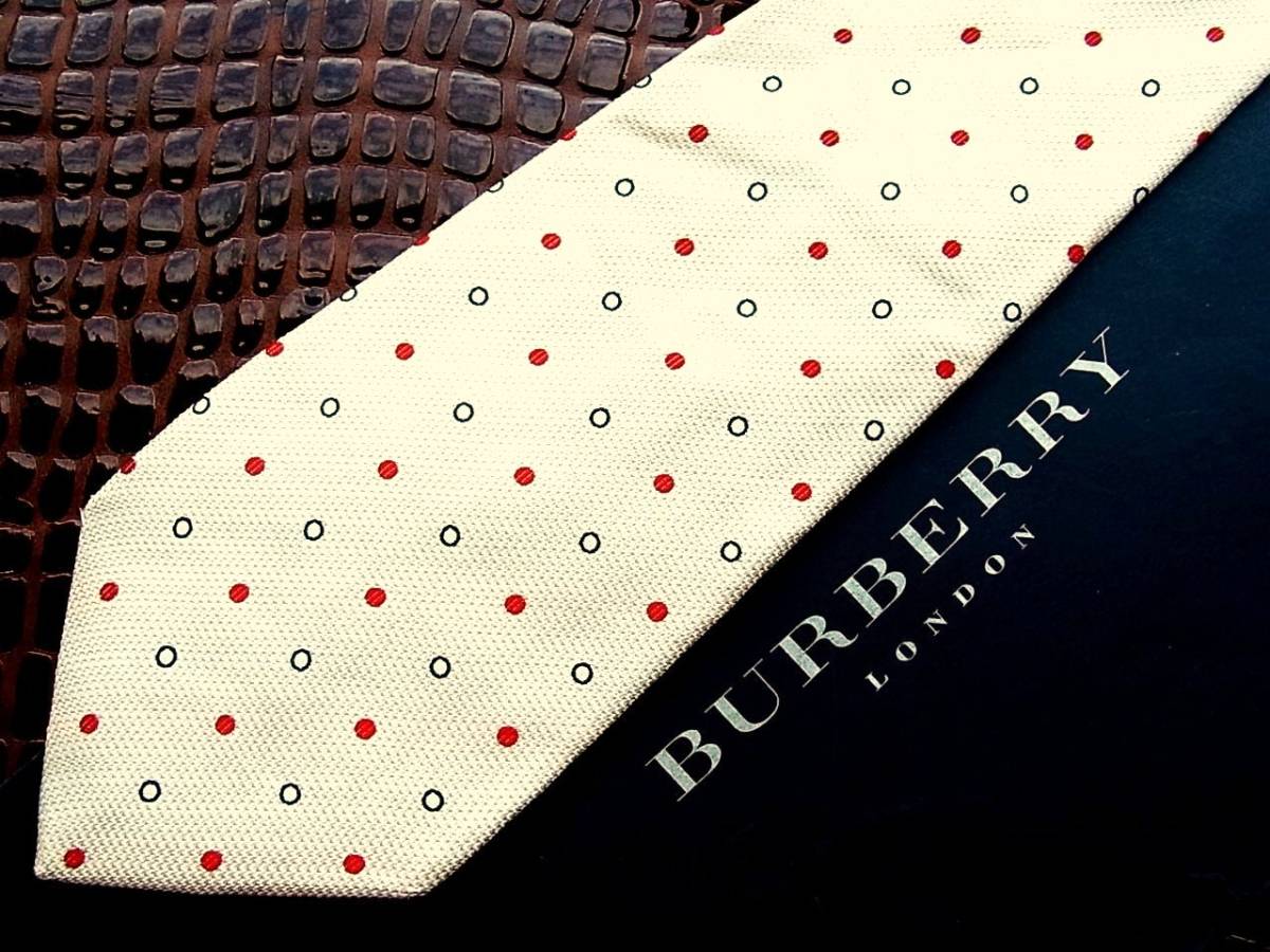 ○E871N●USED並●バーバリー【LONDON】ネクタイ拍卖