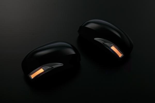 マークX ジオ LEDウインカーミラー フット付 純正色202ブラック/ポジション橙光 ドアミラー カバー交換 在庫処分特価拍卖