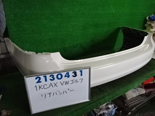 VW ゴルフ ABA-1KCAX リア バンパー ASSY 1400 ゴルフ ヴァリアント TSI トレンドライン LB9A 210431拍卖