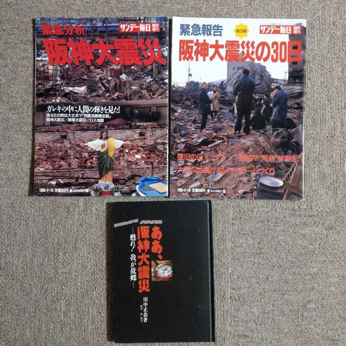 阪神大震災 サンデー毎日 ああ、阪神大震災拍卖