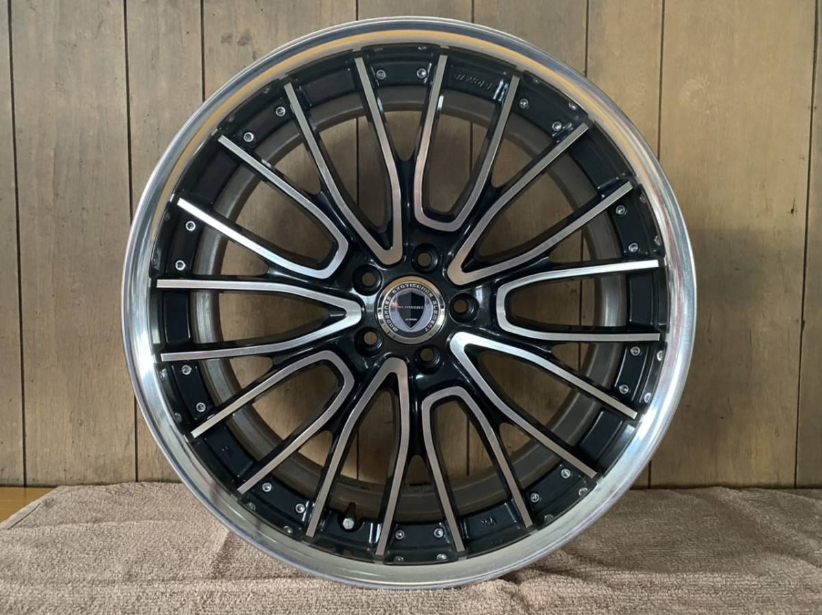 ★work WORK ワーク シュバート SC5!7.5J 19インチ PCD100 5穴!インセット50 美品!1本だけ!★拍卖