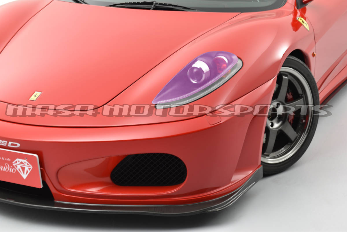 Ferrari フェラーリヘッドライトスモークプロテクションフィルムF12/F488/F458/カリフォルニア/F430/F360車検対応カスタムパーツ拍卖
