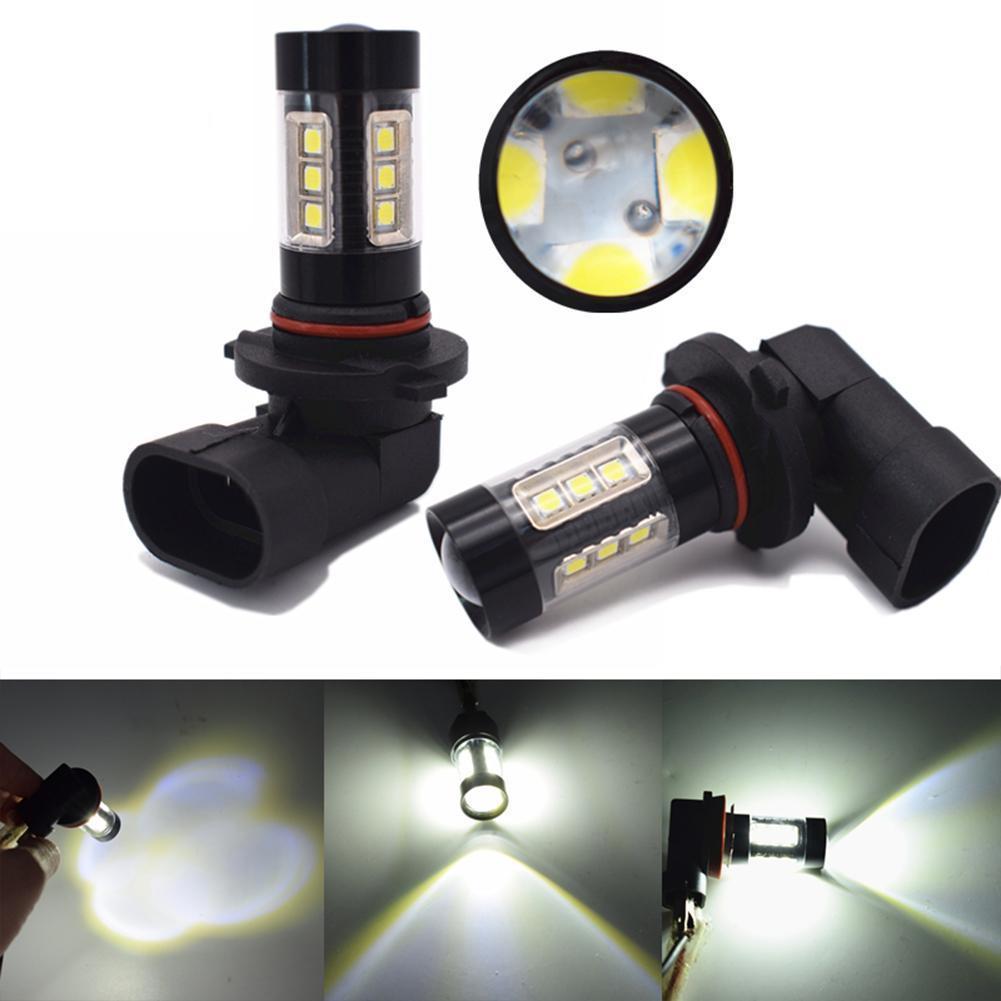 新型高輝度 HB3フォグランプ 16led 3030レンズ 16連 バックアップランプ ブレーキランプ テールランプ 2個セット ホワイト拍卖