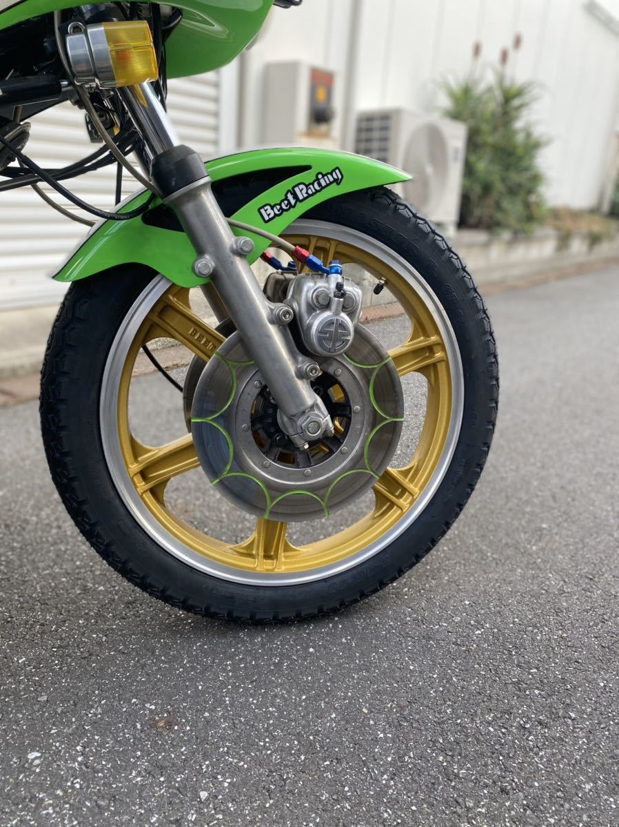 初期型 BEET キャスト KH250 KH400 フクイ ビート キャスティングホイール 350SS 400SS 500SS 750SS GT380 CBX400F GS400 Z400FX CB400F拍卖